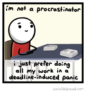 I'm not a procrastinator